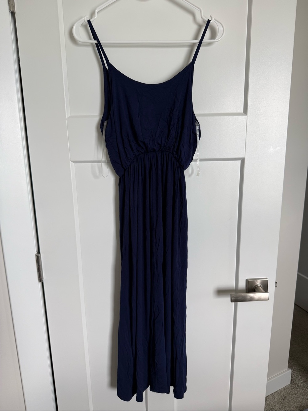 Olivia Rae Navy Spaghetti-Strap flowy Maxi Dress - Picture 3 of 4